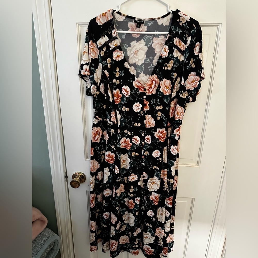 Torrid Floral Dress, Size 18/20
